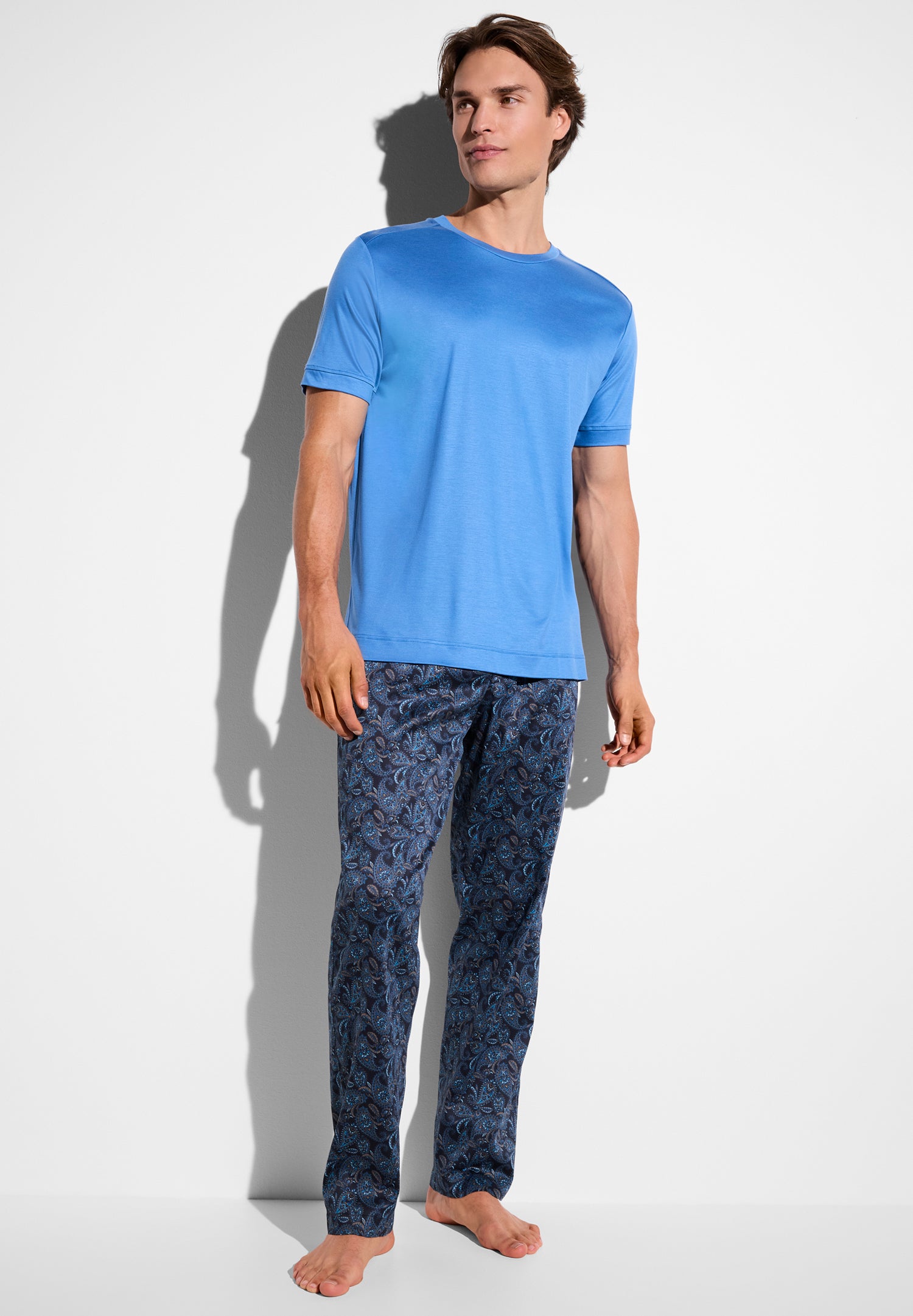 Sustainable Luxury | T-Shirt kurzarm - cadet blue - Image 3