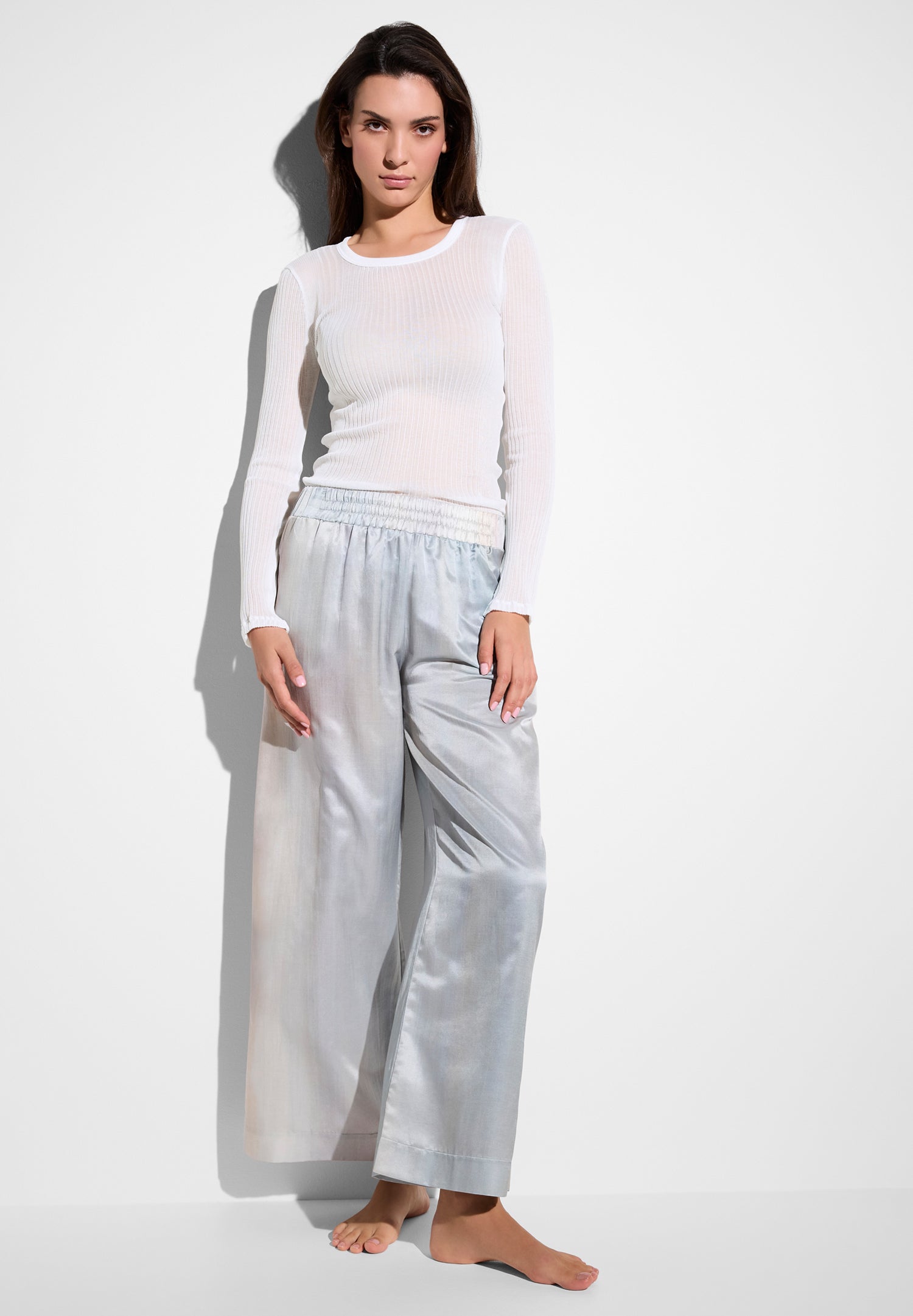 Cotton/Silk Print | Hose lang - shades of ombré - Image 4