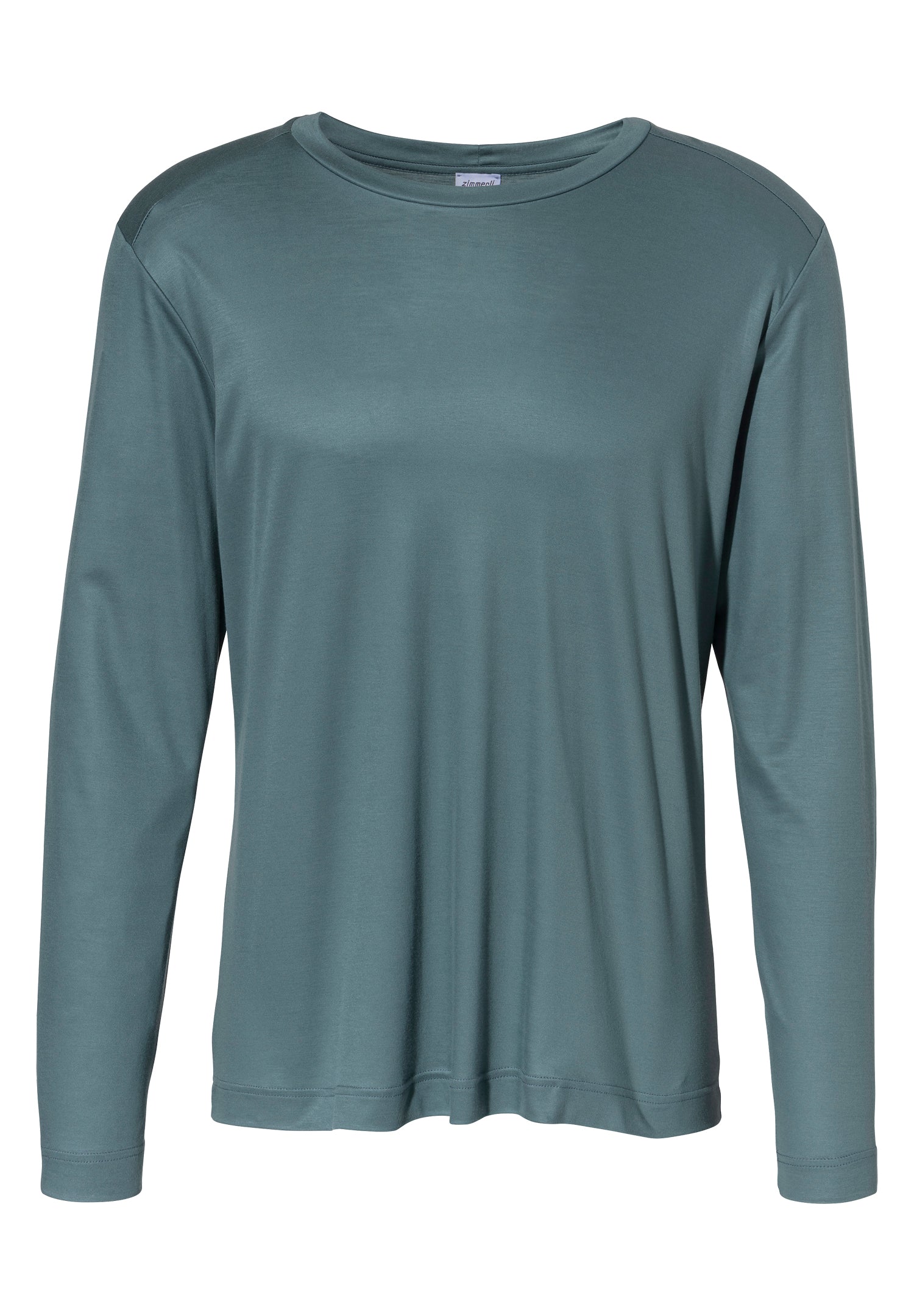 Sustainable Luxury | T-Shirt langarm - jade – Bild 5