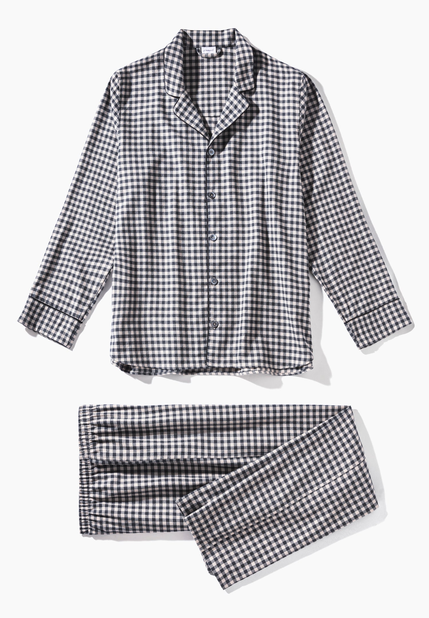 Cozy Flannel | Pyjama lang - oat check – Bild 4