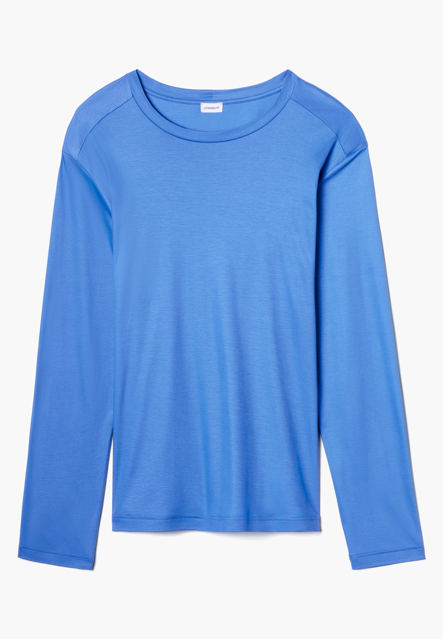 Sustainable Luxury | T-Shirt langarm - cadet blue - Image 4