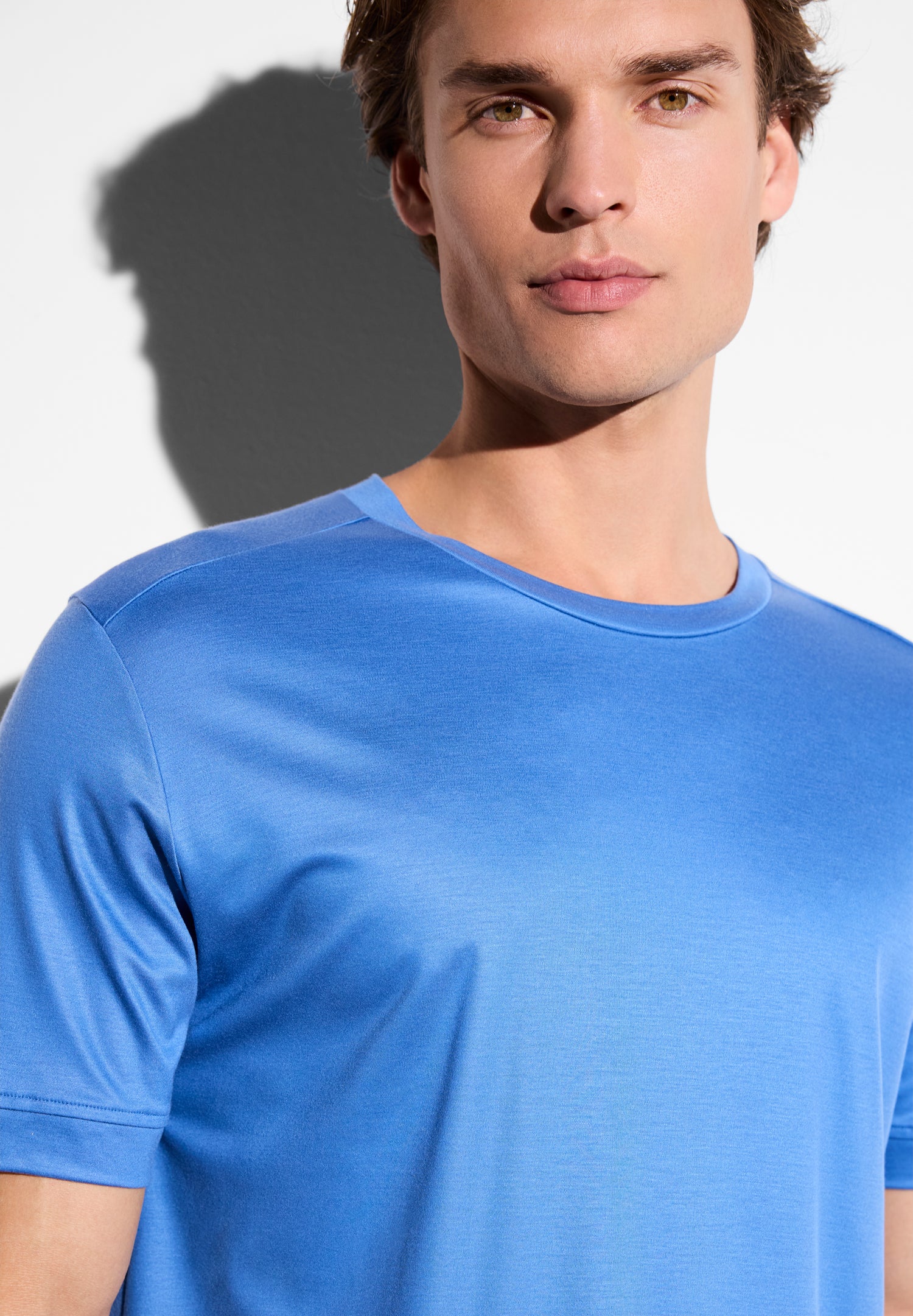 Sustainable Luxury | T-Shirt kurzarm - cadet blue - Image 2