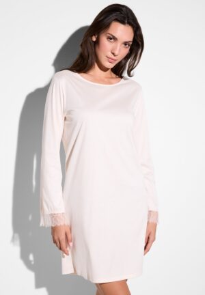 Sea Island | Sleepshirt Long Sleeve - light apricot