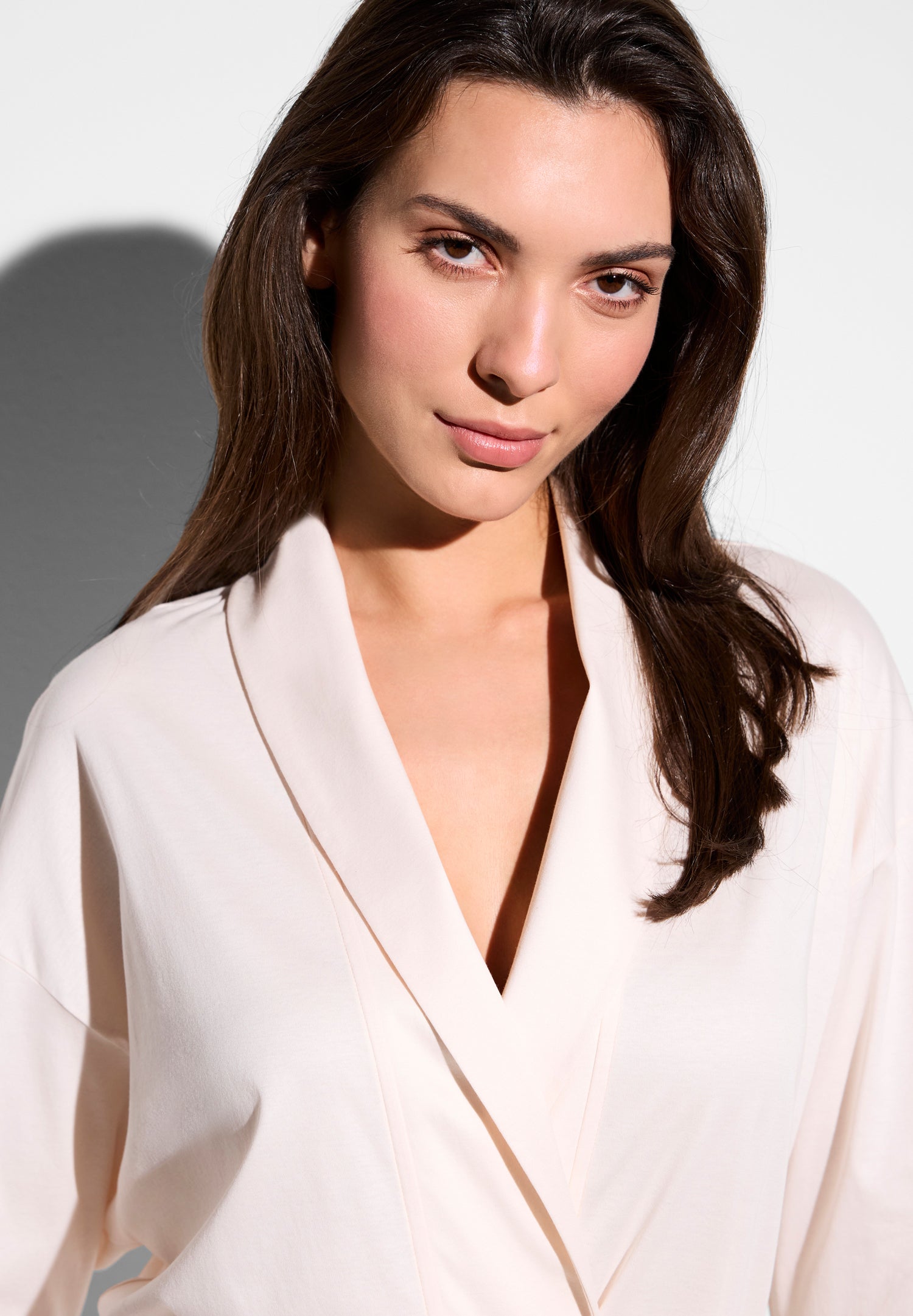 Sea Island | Morgenmantel kurz - light apricot – Bild 2