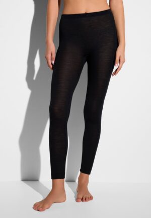 Wool & Silk | Leggings - black