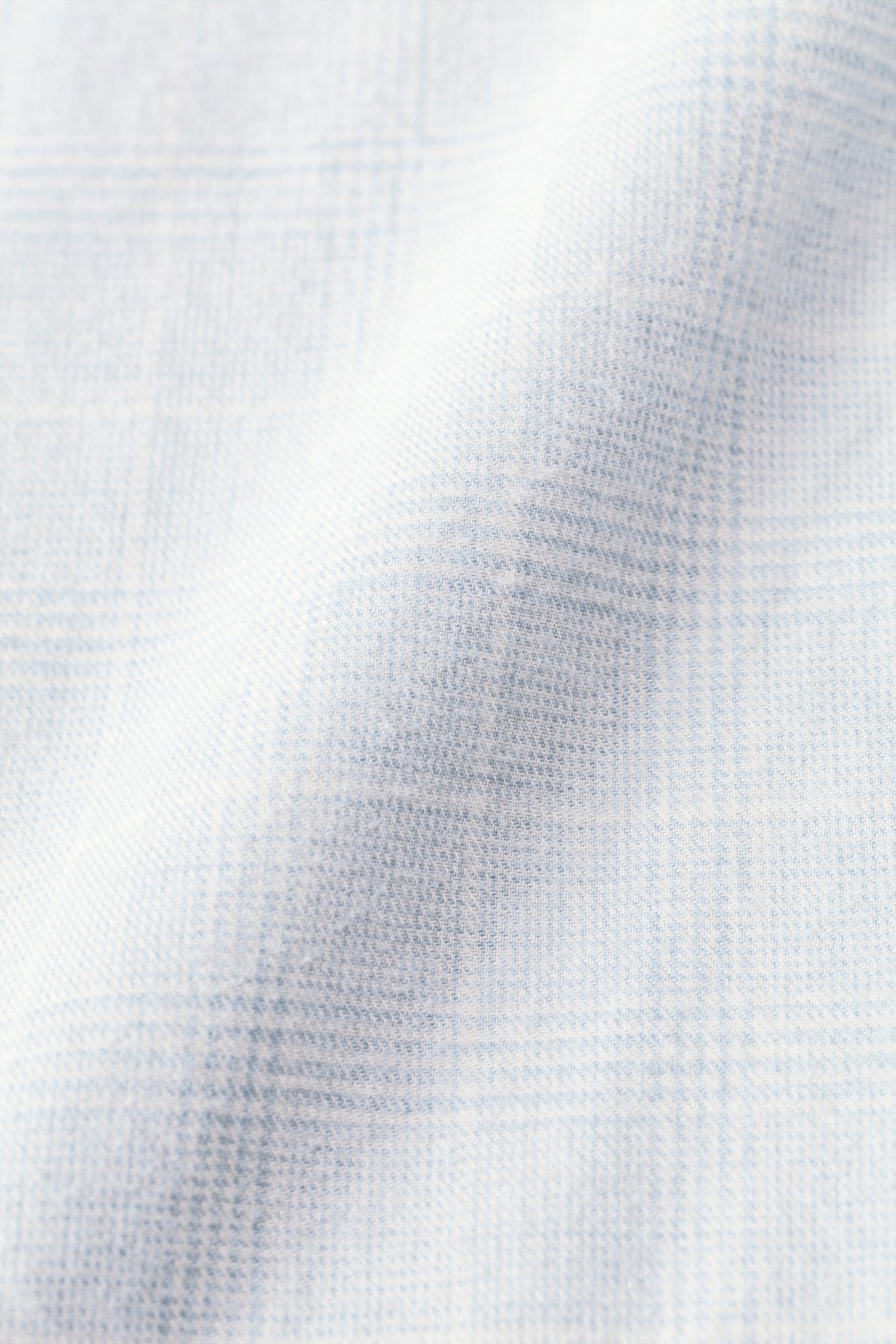 Cozy Flannel | Morgenmantel lang - blue check – Bild 5