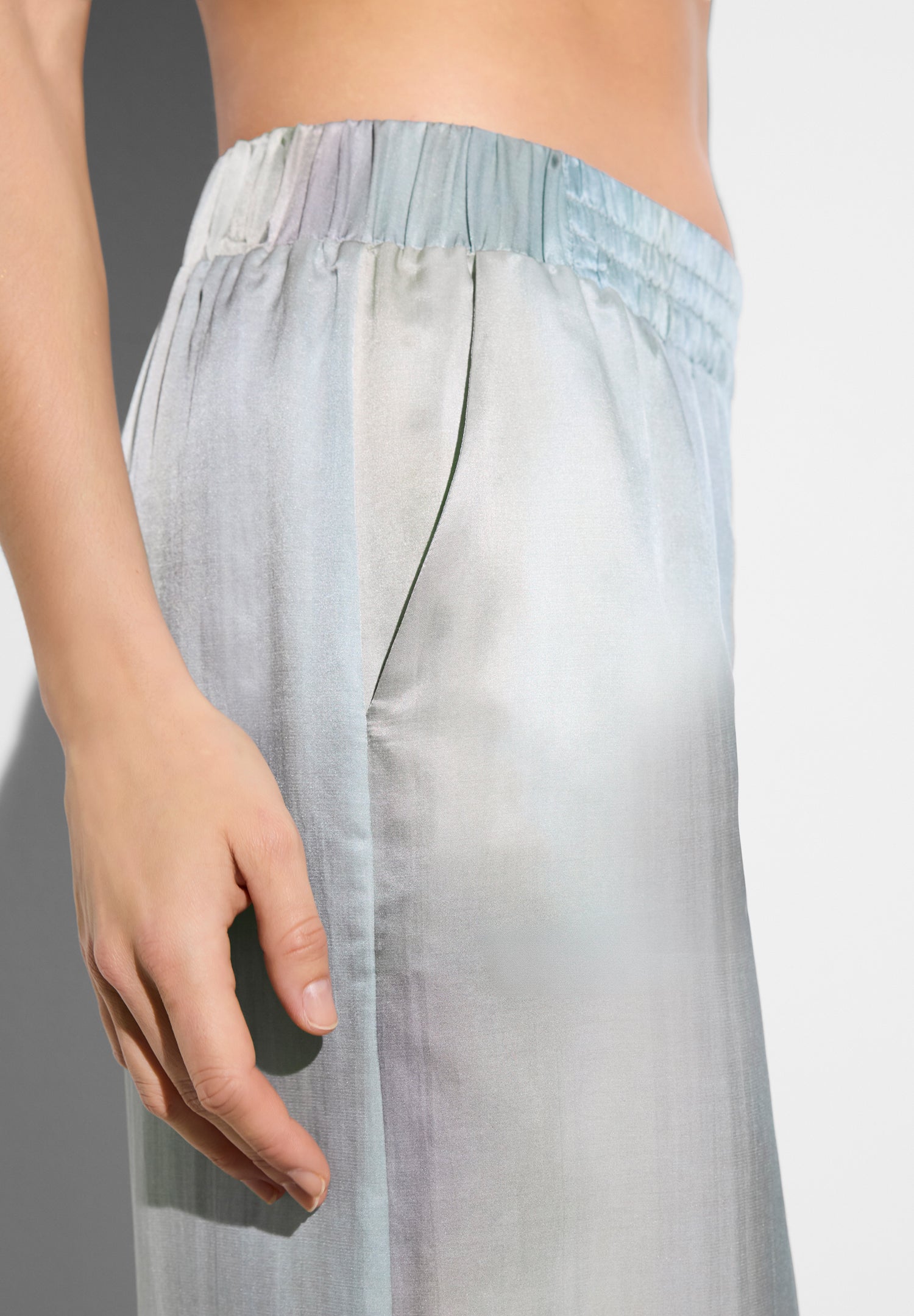 Cotton/Silk Print | Hose lang - shades of ombré - Image 2