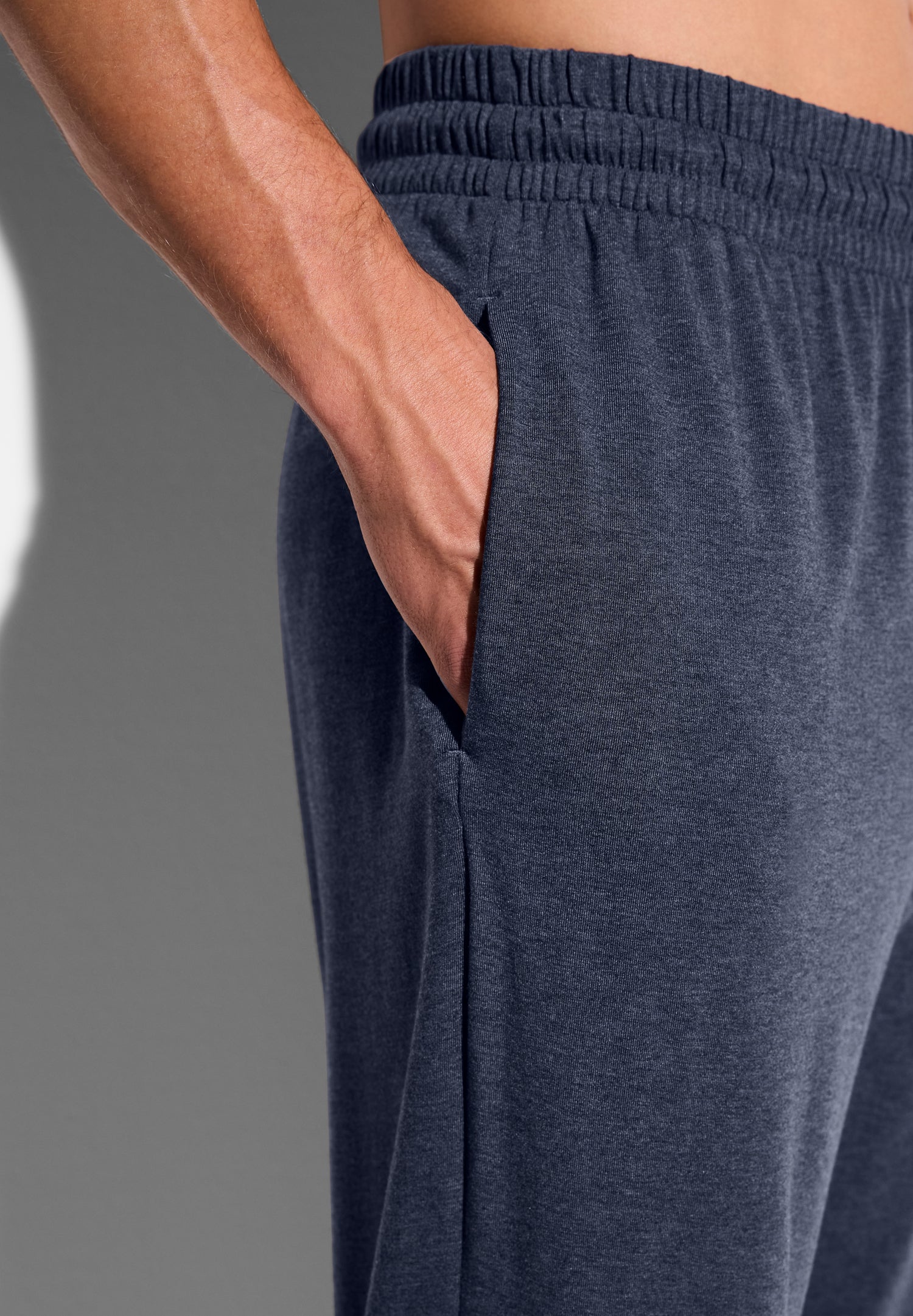 Soft Lounge | Hose lang - blue mélange – Bild 2