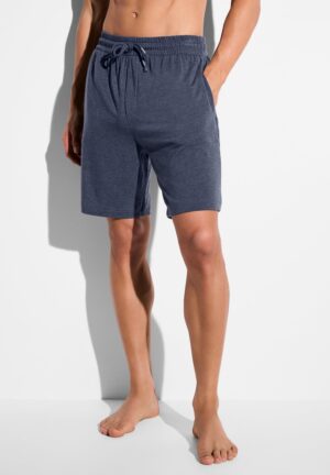 Soft Lounge | Hose kurz - blue mélange