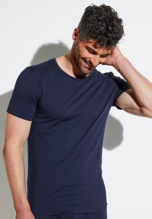Pure Comfort | T-Shirt kurzarm - navy