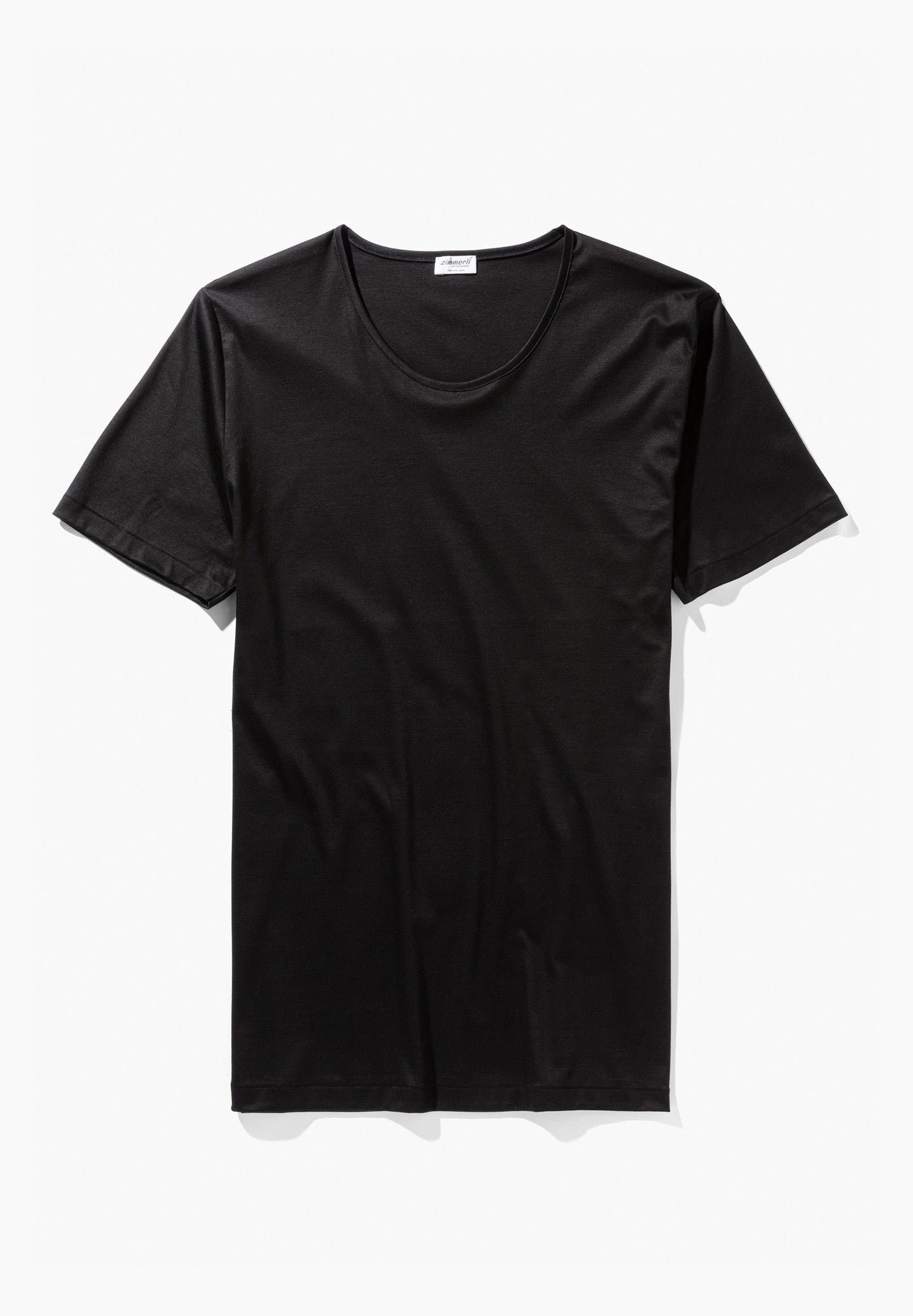 Sea Island | T-Shirt kurzarm, Rundhals schmaler Kragen - schwarz - Image 3
