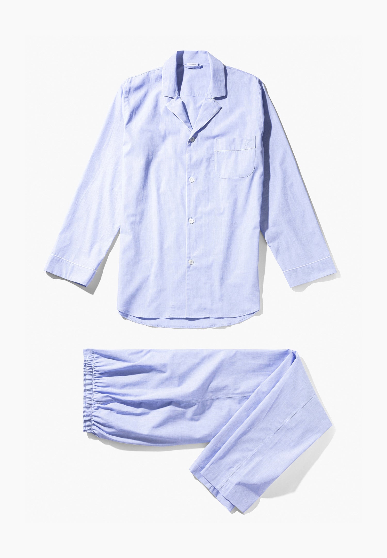 Woven Nightwear | Pyjama lang - light blue - Image 3