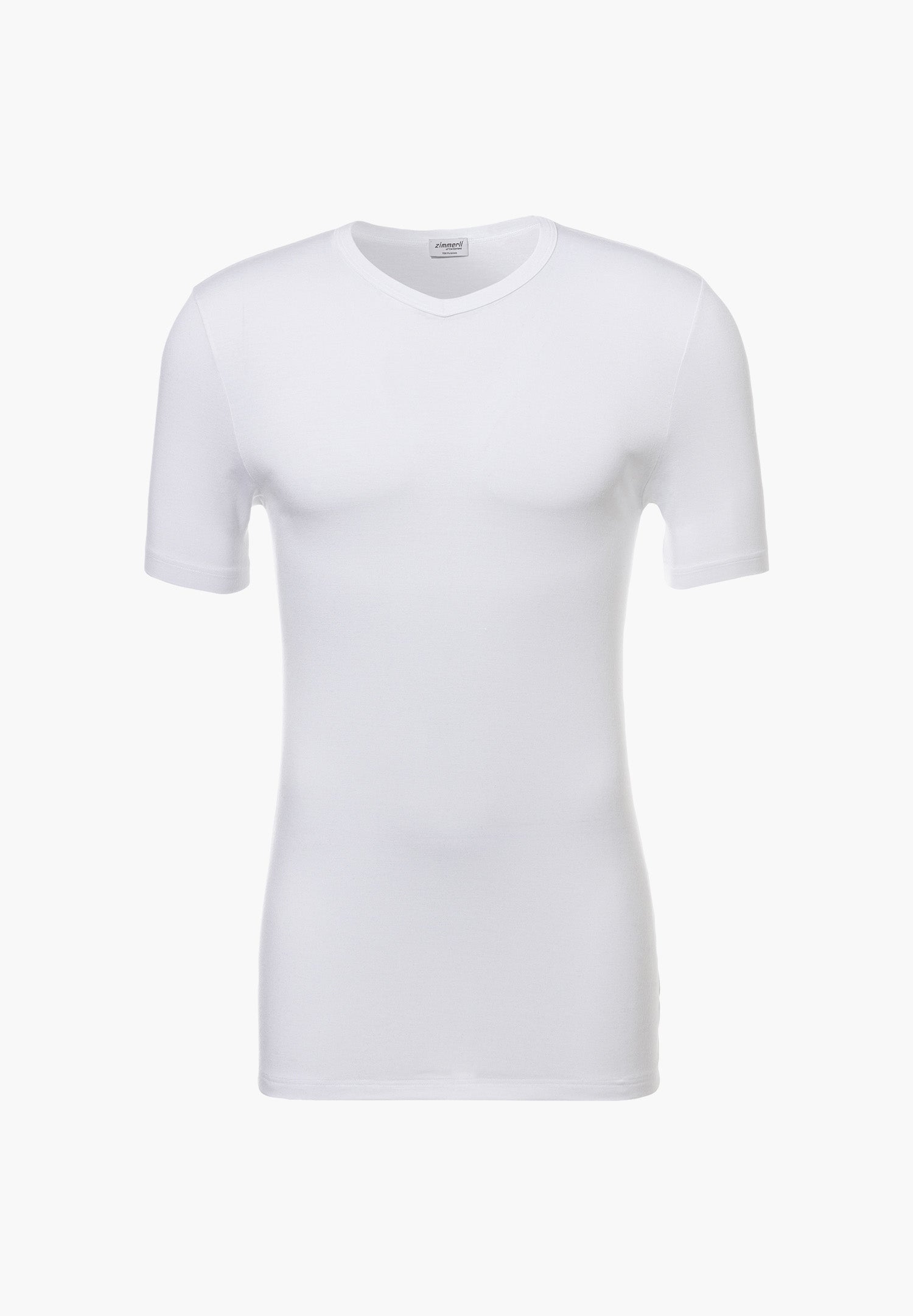 Pureness | T-Shirt kurzarm V-Ausschnitt - weiss – Bild 4