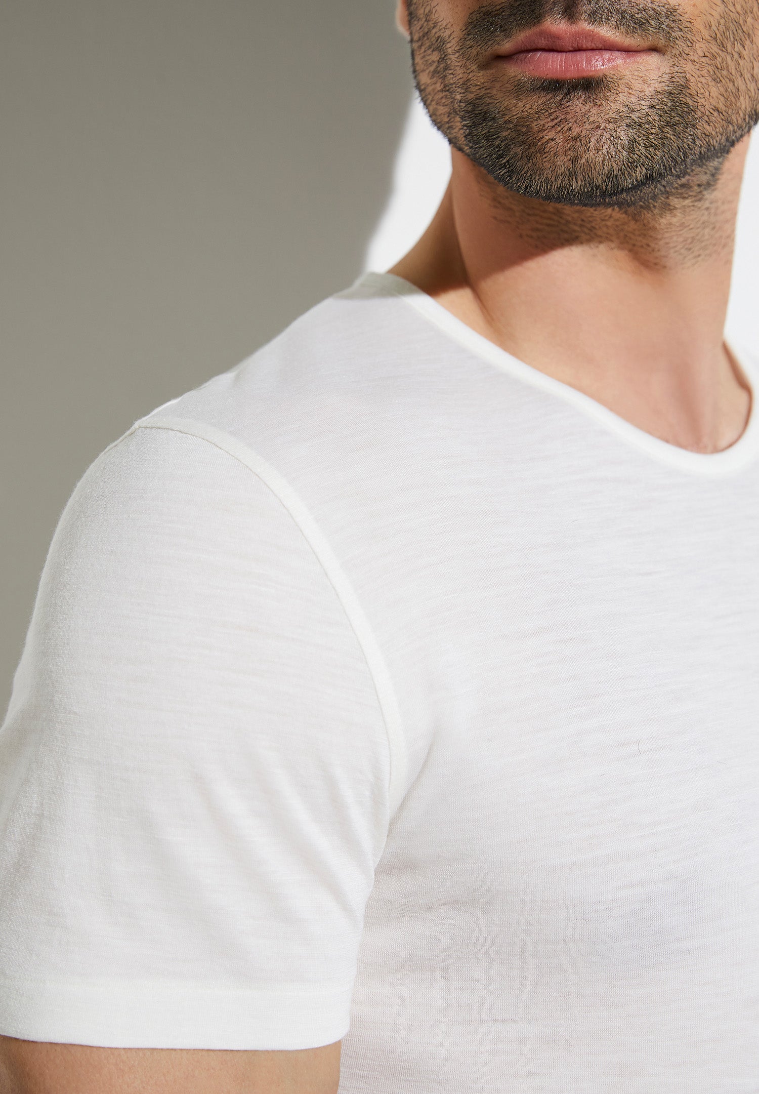 Wool & Silk | T-Shirt kurzarm - écru - Image 2