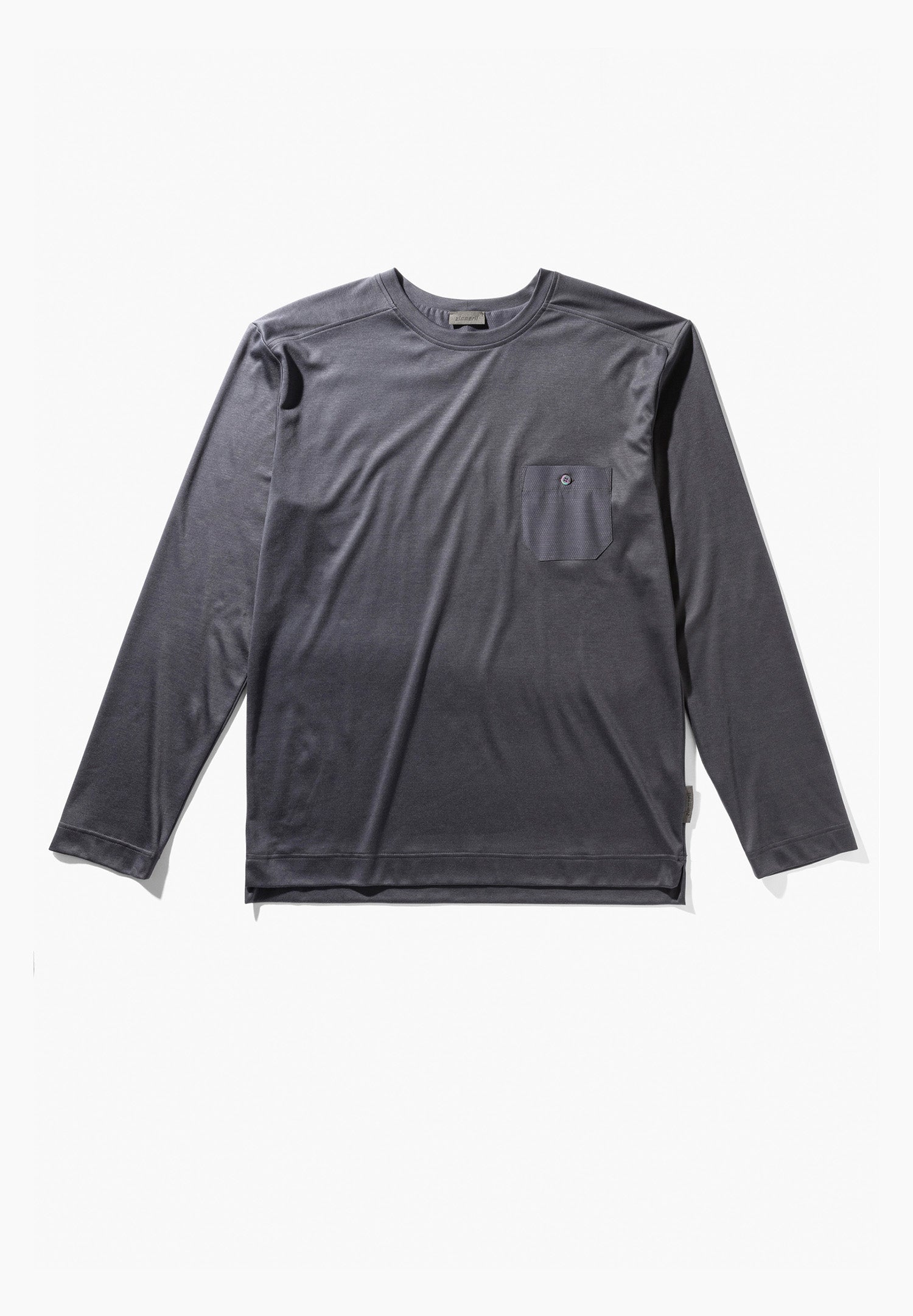 Modern Lounge | T-Shirt langarm - phantom – Bild 3