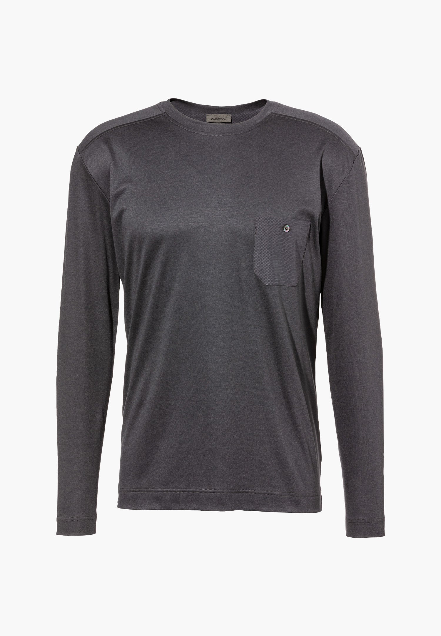 Modern Lounge | T-Shirt langarm - phantom – Bild 4