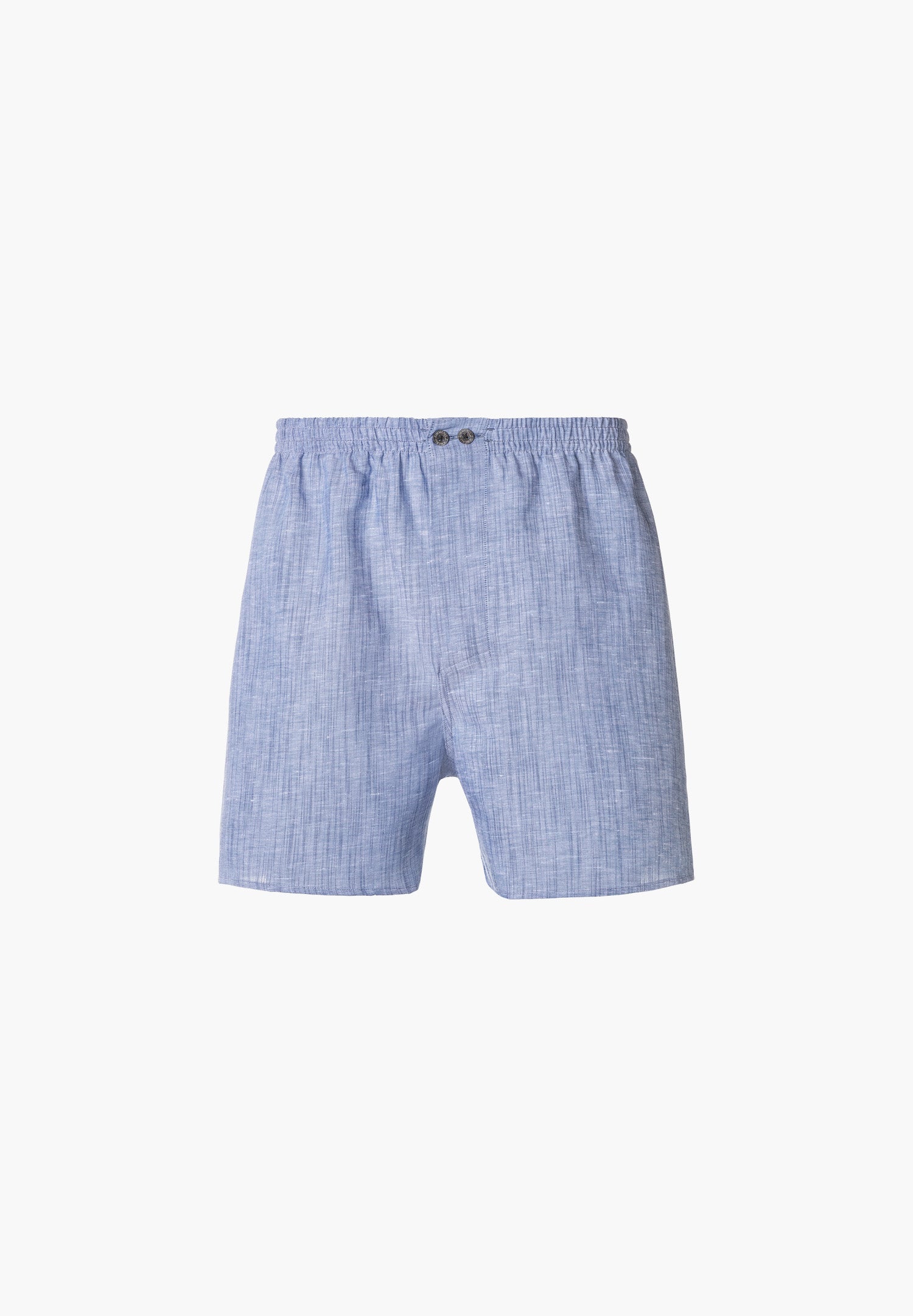 Linen Blend | Boxer Shorts - denim blue – Bild 3